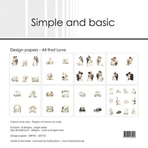 Simple and Basic Design Papers 30,5x30,5 cm -  SBP751