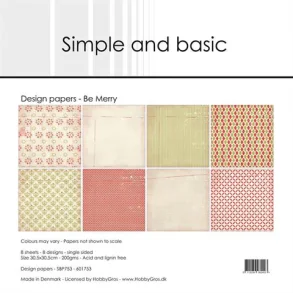 Simple and Basic Design Papers 30,5x30,5 cm -  SBP753