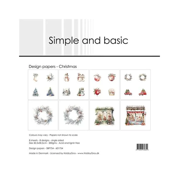 Simple and Basic Design Papers 30,5x30,5 cm -  SBP754