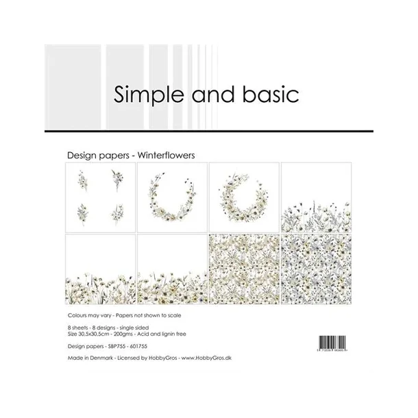 Simple and Basic Design Papers 30,5x30,5 cm -  SBP755