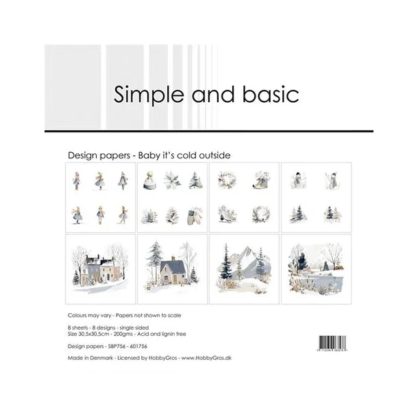 Simple and Basic Design Papers 30,5x30,5 cm -  SBP756