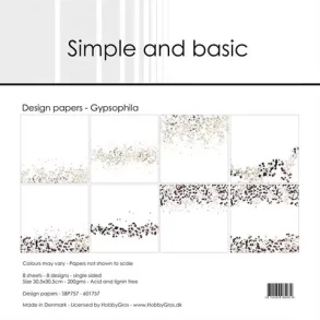 Simple and Basic Design Papers 30,5x30,5 cm -  SBP757