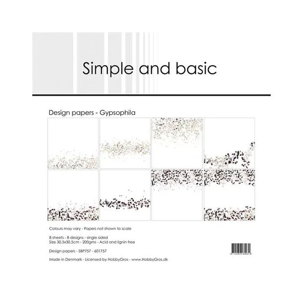Simple and Basic Design Papers 30,5x30,5 cm -  SBP757