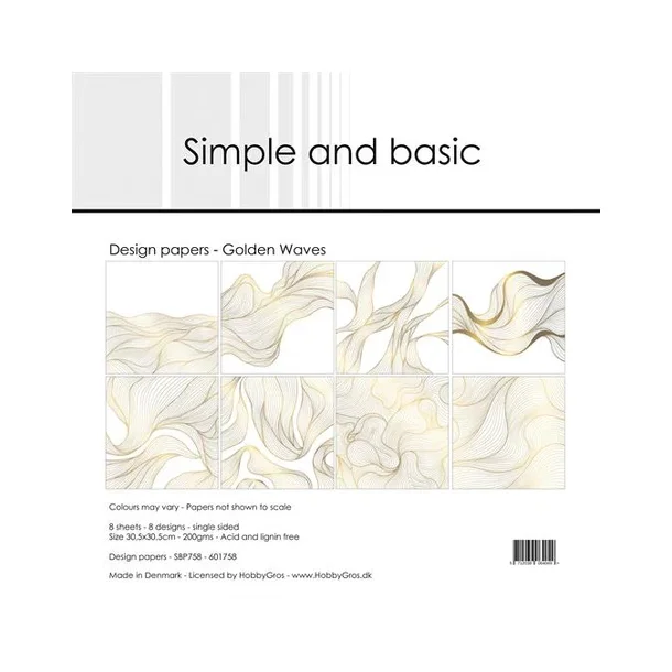 Simple and Basic Design Papers 30,5x30,5 cm -  SBP758