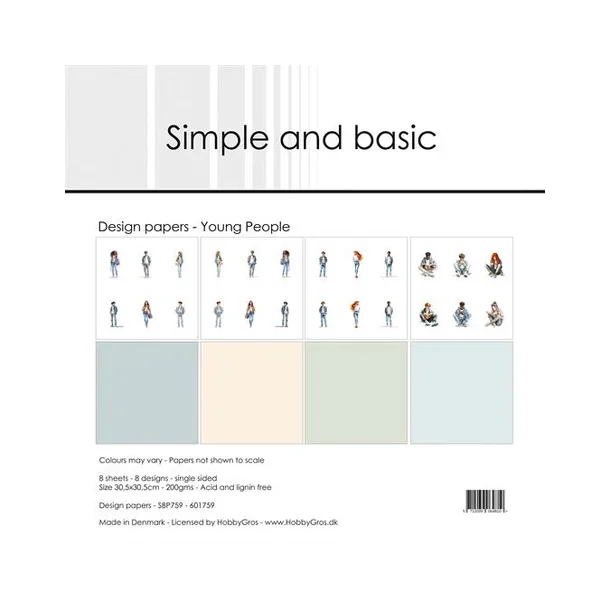 Simple and Basic Design Papers 30,5x30,5 cm -  SBP759