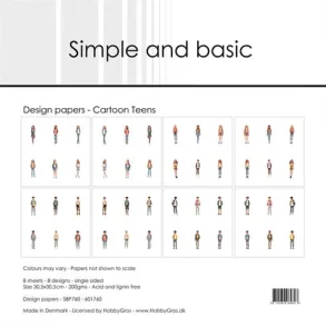 Simple and Basic Design Papers 30,5x30,5 cm -  SBP760