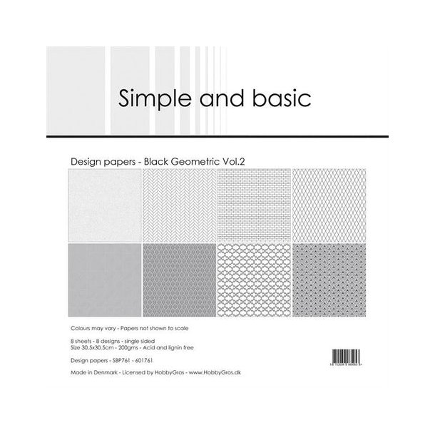 Simple and Basic Design Papers 30,5x30,5 cm -  SBP761