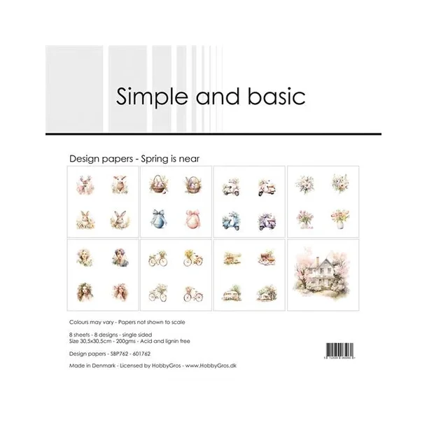 Simple and Basic Design Papers 30,5x30,5 cm -  SBP762