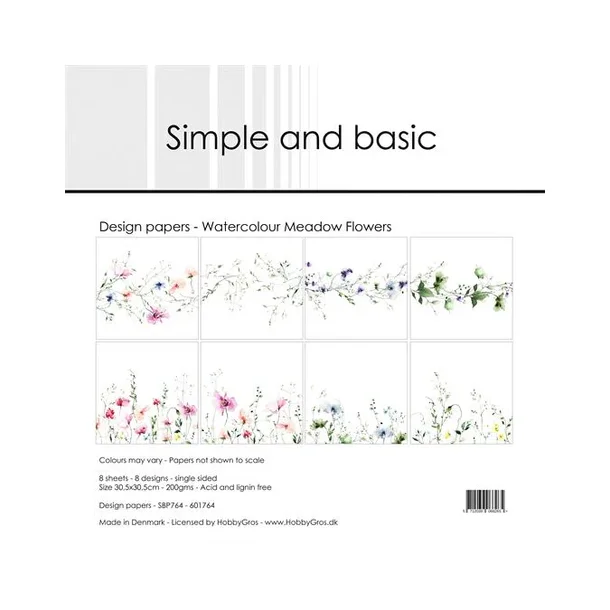 Simple and Basic Design Papers 30,5x30,5 cm -  SBP764