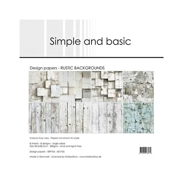 Simple and Basic Design Papers 30,5x30,5 cm -  SBP765