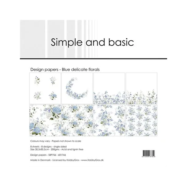 Simple and Basic Design Papers 30,5x30,5 cm -  SBP766