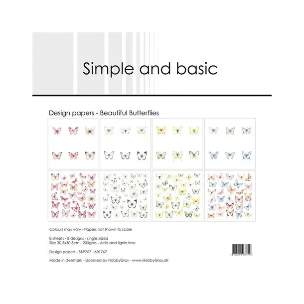 Simple and Basic Design Papers 30,5x30,5 cm -  SBP767