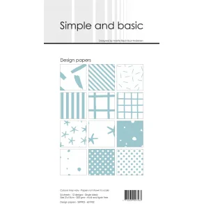 Simple and Basic Design Papers 10x21cm - SBP902