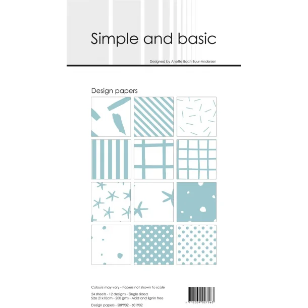 Simple and Basic Design Papers 10x21cm - SBP902