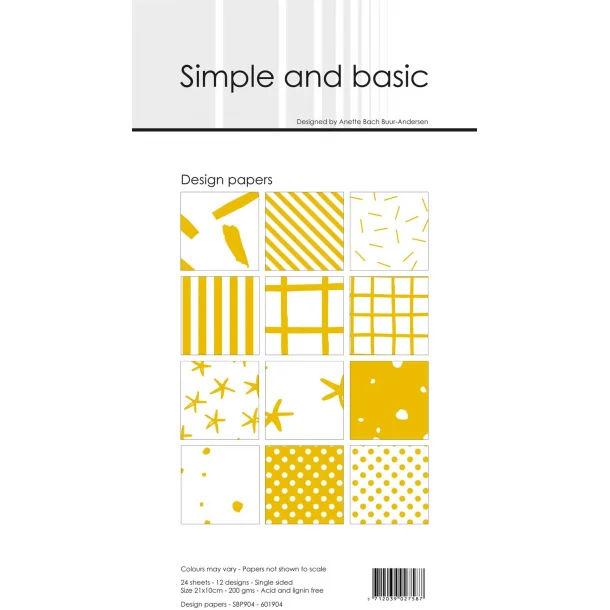 Simple and Basic Design Papers 10x21cm - SBP904