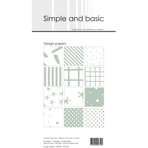 Simple and Basic Design Papers 10x21cm - SBP905