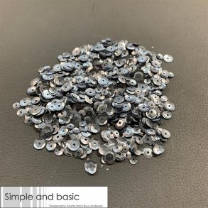Simple and Basic Sequins - SBS102 - Gunmetal