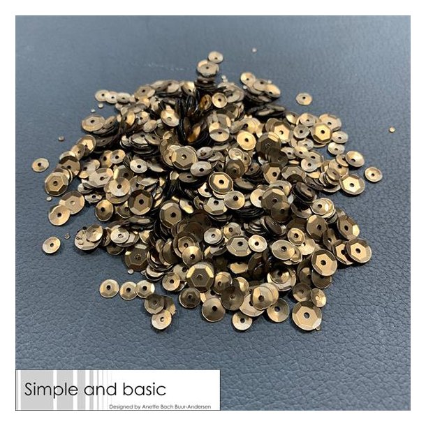 Simple and Basic Sequins - SBS104 - Bronze