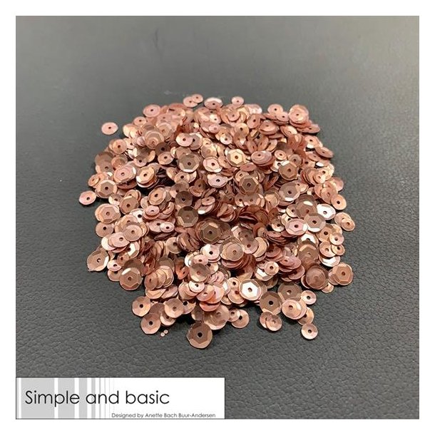 Simple and Basic Sequins - SBS107 - Rosegold