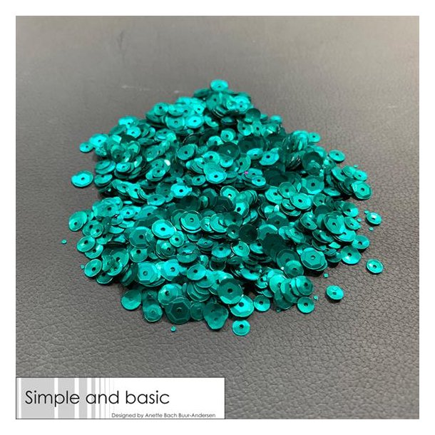 Simple and Basic Sequins - SBS113 - Emerald Green