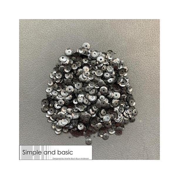 Simple and Basic Sequins - SBS120 -Black 