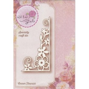 Wild Rose SD003 Corner Flourish