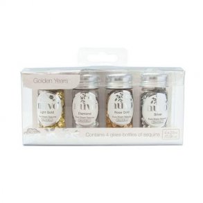 Nuvo pure Sheen Sequins - 280N Golden Years - 4x25ML 