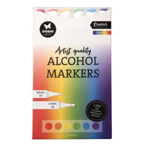 Studio Light Alcohol Markers Rainbow 6pcs SL-CO-MARK34