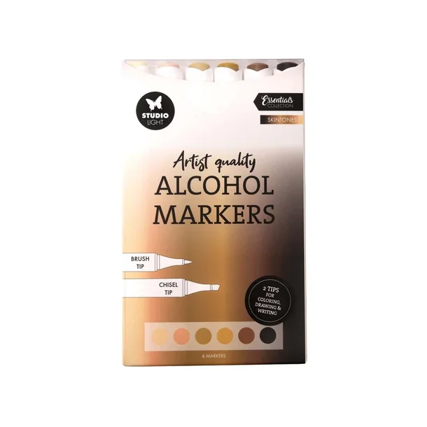 Studio Light Alcohol Markers Skintones 6pcs SL-CO-MARK35