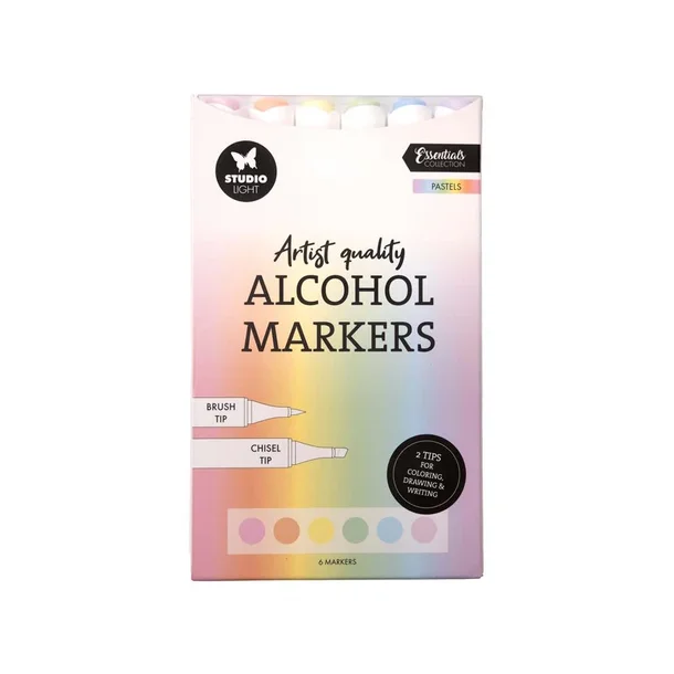 Studio Light Alcohol Markers Pastels 6pcs SL-CO-MARK36