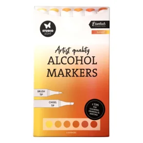 Studio Light Alcohol Markers Sunset 6pcs SL-CO-MARK38
