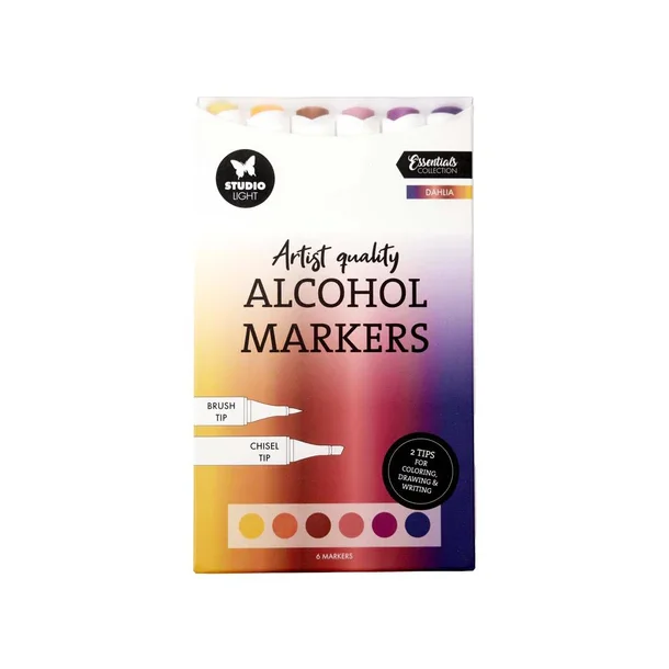 Studio Light Alcohol Markers Dahlia 6pcs SL-CO-MARK39