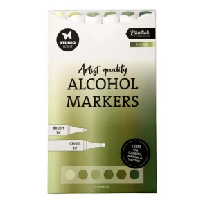 Studio Light Alcohol Markers Foliage 6pcs SL-CO-MARK43