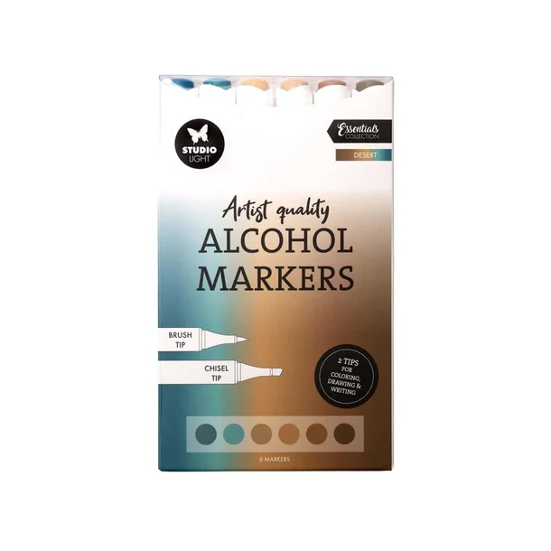 Studio Light Alcohol Markers Desert 6pcs SL-CO-MARK47