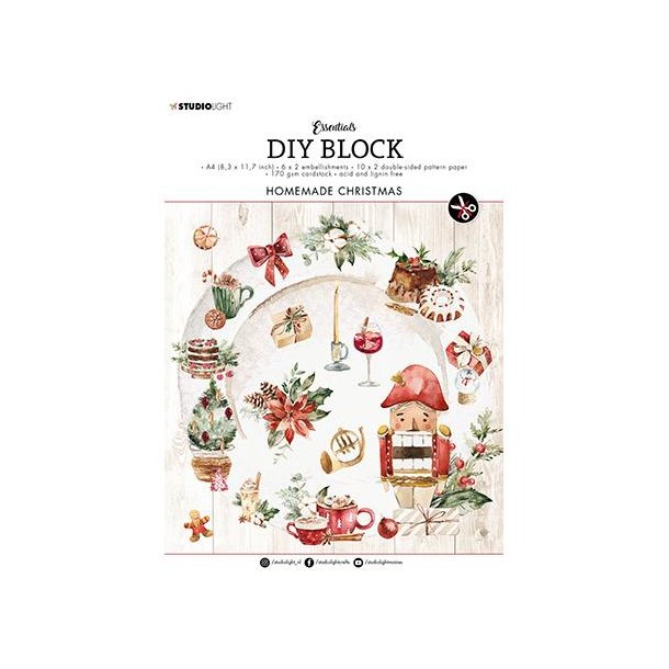 Studio Light DIY Block "Homemade Christmas" SL-ES-DCB34 A4