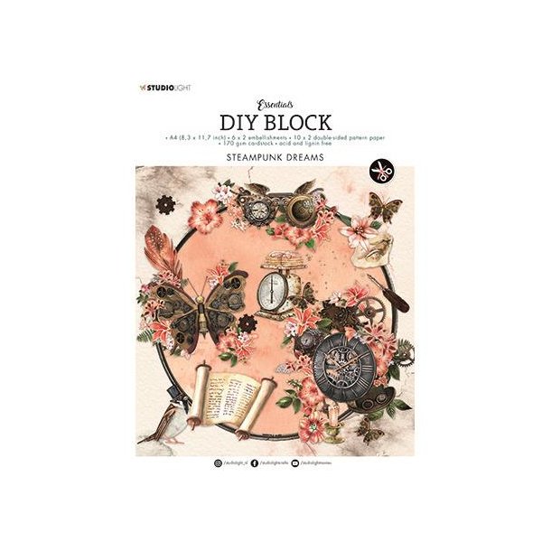 Studio Light DIY Block "Steampunk Dreams" CCL-ES-DCB37