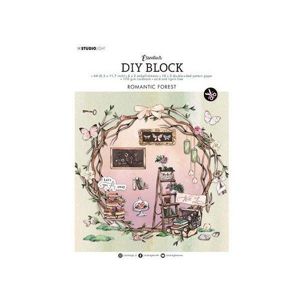Studio Light DIY Block "Romantic Forest" CCL-ES-DCB38