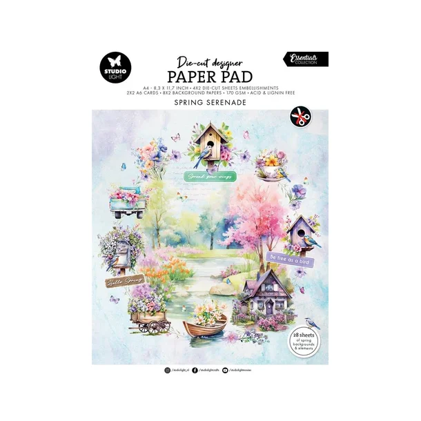  Studio Light Paper Pad "Die-Cut Paper Pad - Spring Serenade" SL-ES-DCPP271