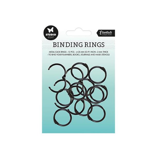 Studio Light Binding Rings "Black" SL-ES-RING001