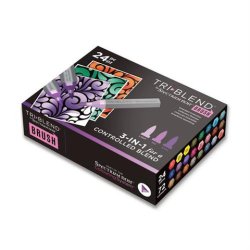 Spectrum Noir TriBlend Brush Marker "Extended Collection 24pcs" SN-TBBR-EXTD24
