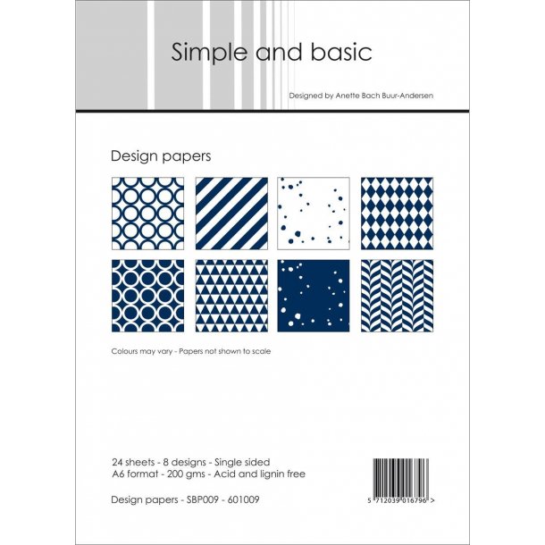 Simple and Basic Design Papers A6 - SBP009