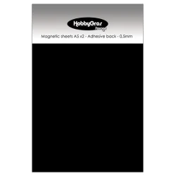 HobbyGros Storage "Magnetic Sheets A5 (2 pcs) - Adhesive Back" SS108
