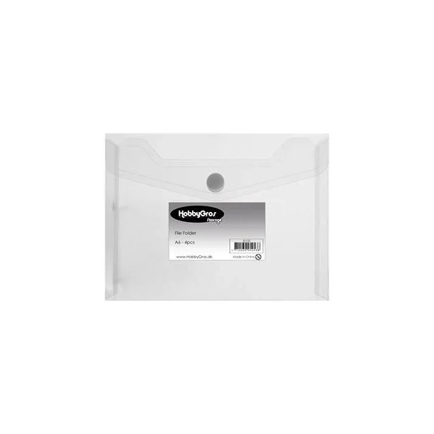 HobbyGros Storage "A6 File Folder (4pcs)" SS125 