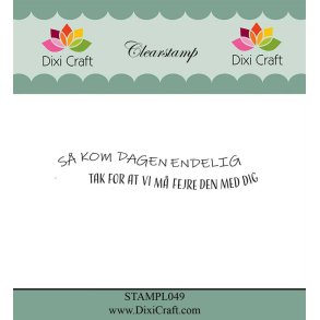 Dixi Craft/HobbyGros STAMPL049