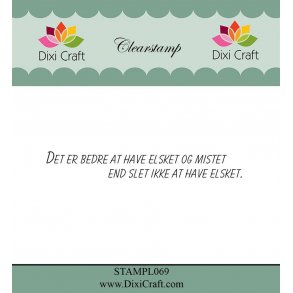 Dixi Craft/HobbyGros STAMPL069