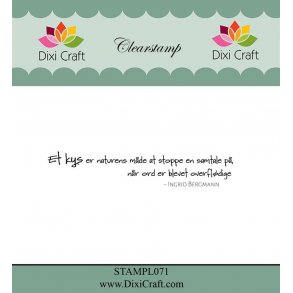 Dixi Craft/HobbyGros STAMPL071