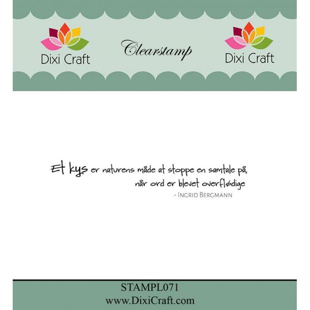 Dixi Craft/HobbyGros STAMPL071