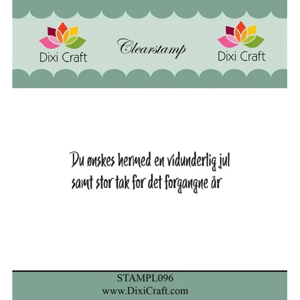 Dixi Craft/HobbyGros STAMPL096