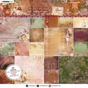 STUDIO LIGHT PAPER PAD 20,3x20,3 cm  Jenines Warm & Cozy Nr.017 JMA-WAC-PP17