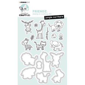 Studio Light Stamp & Cutting Die Mini Friendz nr.45 CCL-MFR-SCD45 148x105mm